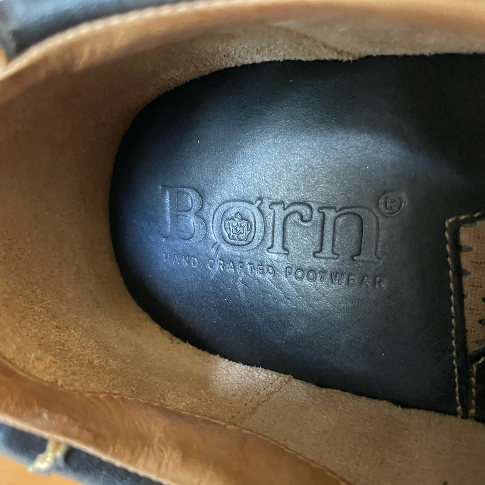 Born Brown Leather Men's Oxfords - Picture 11 of 15